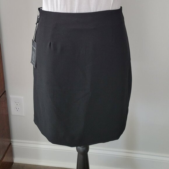 Loft Versa Black Lined Skirt Size 0 - New With Tag! - Picture 3 of 13